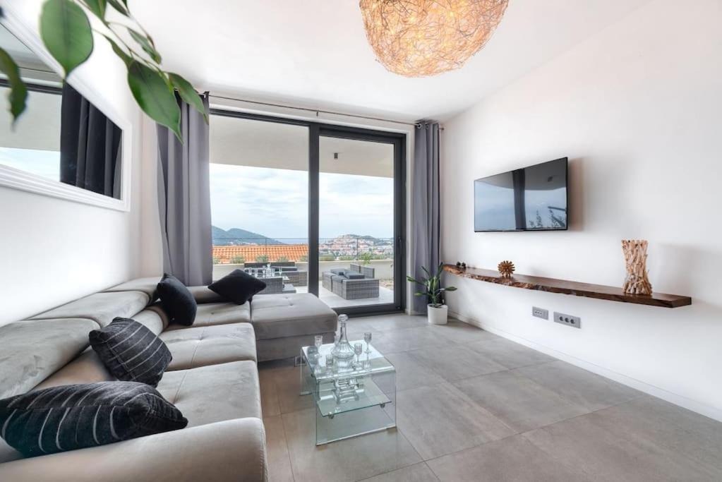 Ferienwohnung Walking Distance Old Town 120M2,Garden,View,Garage Dubrovnik Exterior foto